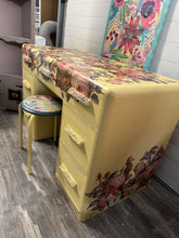 Load image into Gallery viewer, Vintage Desk + Stool
