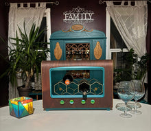 Load image into Gallery viewer, Vintage Radio Wine Holder
