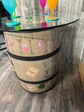 Load image into Gallery viewer, Wine Barrel Table and 4 Stools
