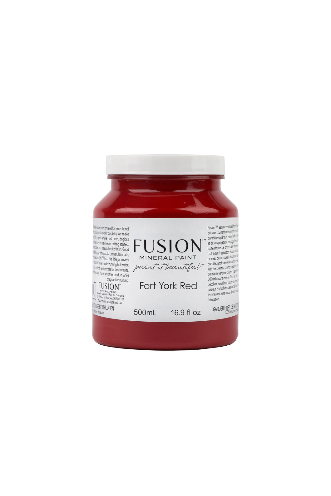 Fusion Mineral Paint - Fort York Red 500 ml Jar
