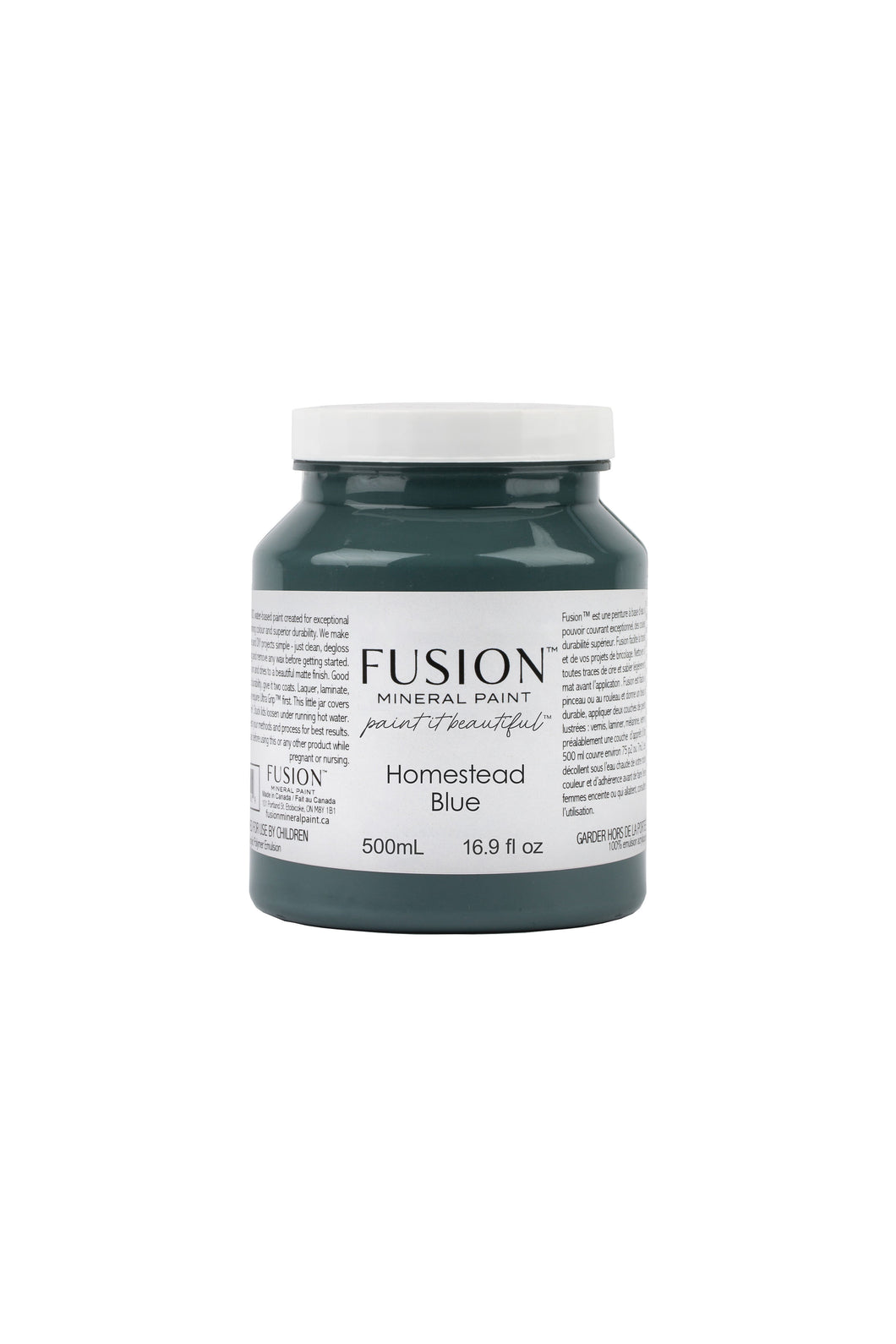 Fusion Mineral Paint - Homestead Blue 500 ml Jar