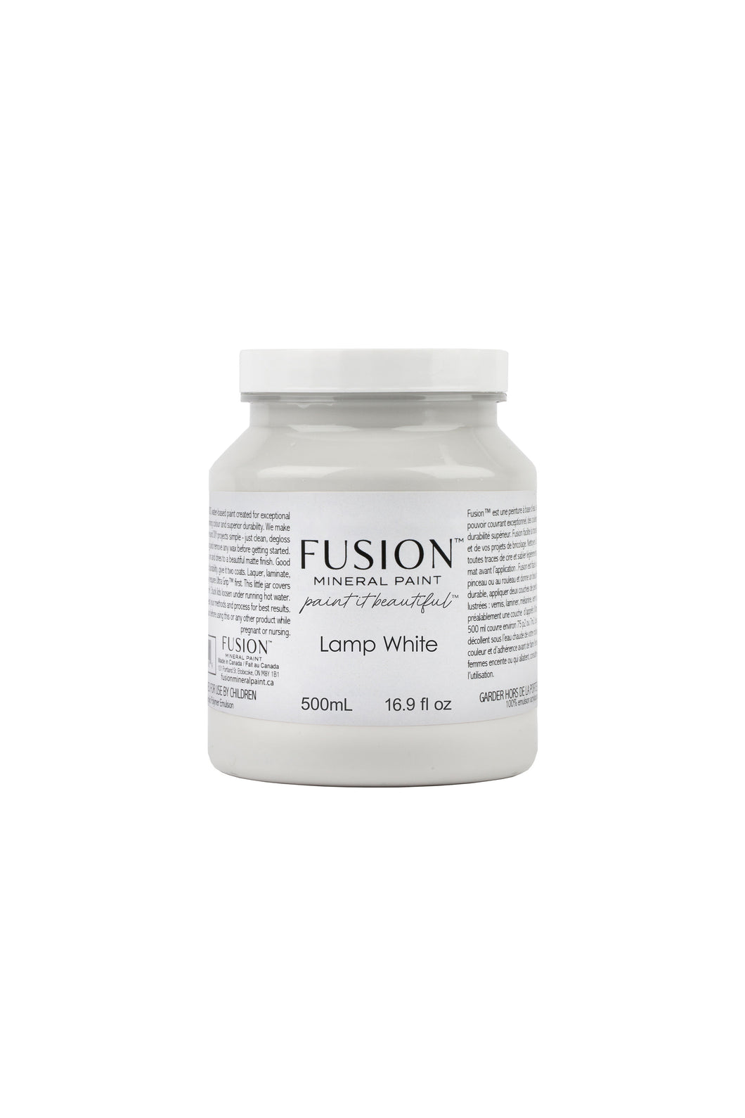 Fusion Mineral Paint - Lamp White 500 ml Jar