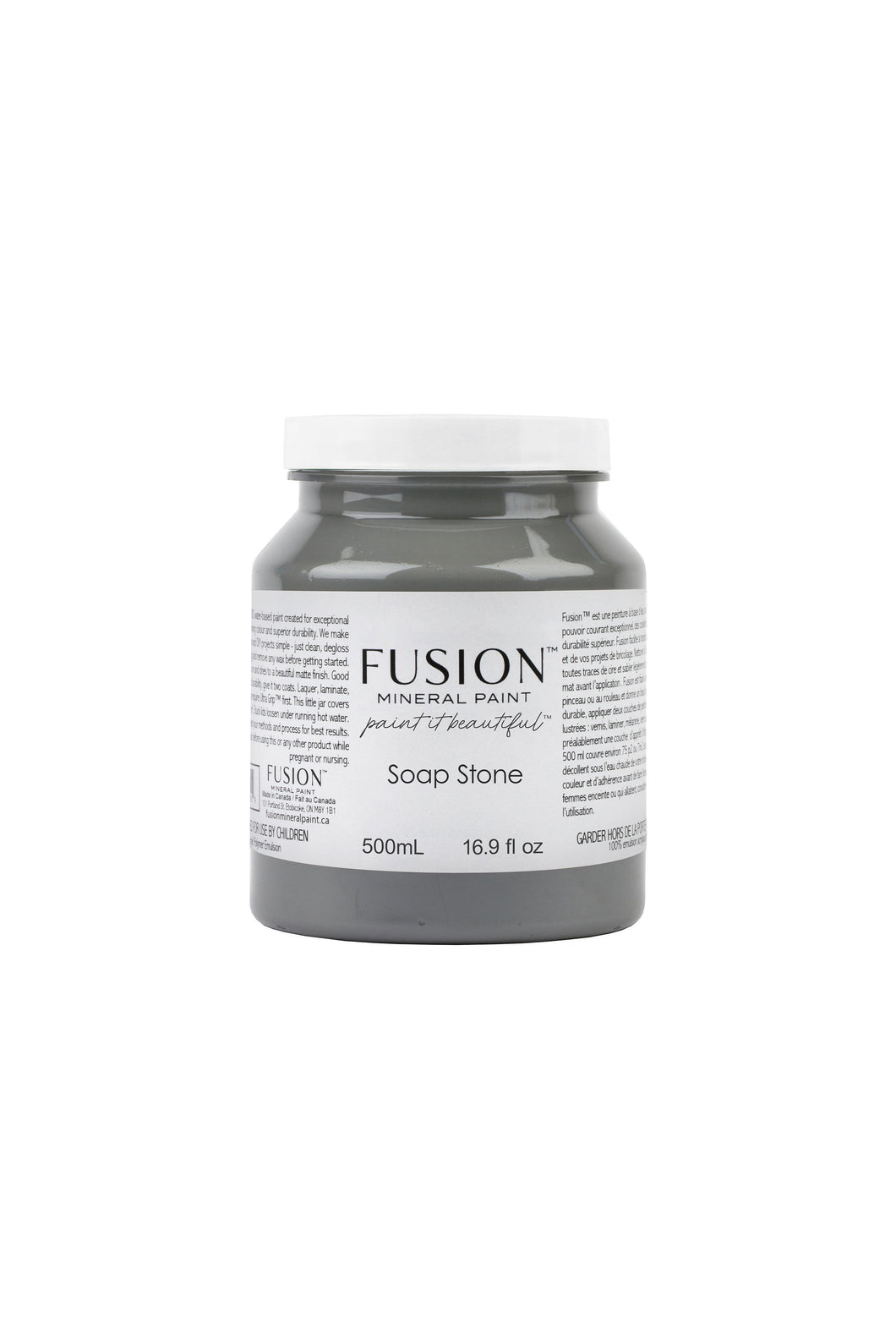 Fusion Mineral Paint - Soapstone 500 ml Jar