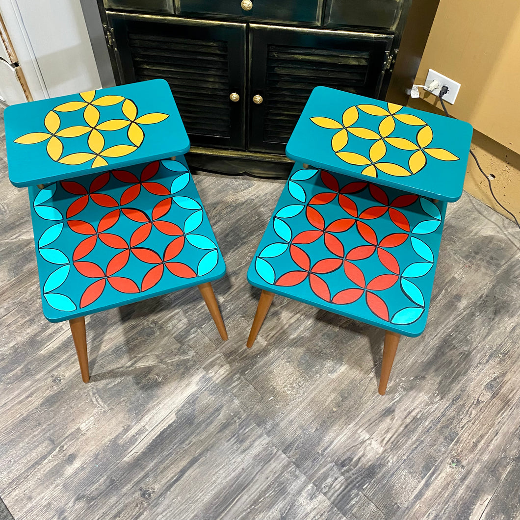 Funky MCM Side Tables